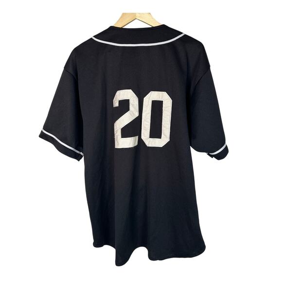 Vintage 90s MLB XL Chicago White Sox ON FIELD Baseball Jersey Button Front #20 - Picture 2 of 5